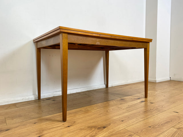 WMK Hübscher & sehr gut erhaltener Mid-Century Esszimmertisch in freundlichem hellem Holz # Tisch Couchtisch Esstisch Küchentisch Holztisch Vintage Retro 50er 60er