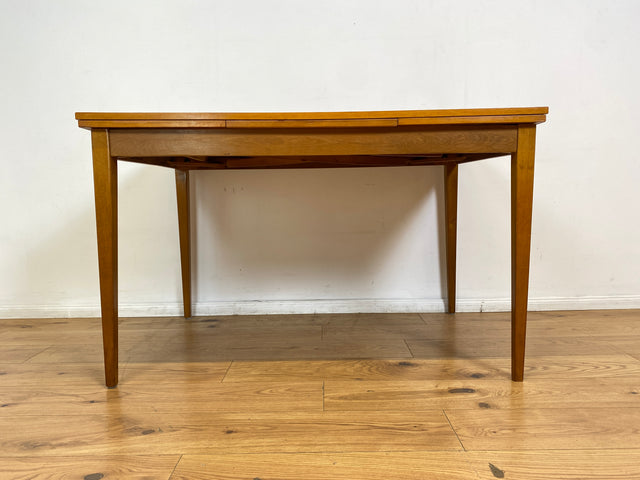 WMK Hübscher & sehr gut erhaltener Mid-Century Esszimmertisch in freundlichem hellem Holz # Tisch Couchtisch Esstisch Küchentisch Holztisch Vintage Retro 50er 60er