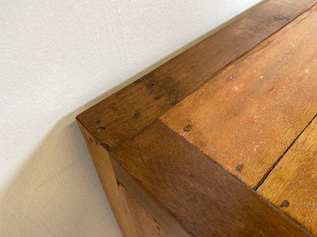 Boatwood by WMK I Bunterschönes und detailreiches Sideboard mit Schubladen , ein aus altem Bootsholz handgefertigtes Unikat aus massivem Teakholz # Kommode Schrank Anrichte Flur Wäsche Bootsmöbel