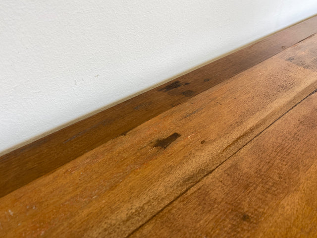 Boatwood by WMK I Bunterschönes und detailreiches Sideboard mit Schubladen , ein aus altem Bootsholz handgefertigtes Unikat aus massivem Teakholz # Kommode Schrank Anrichte Flur Wäsche Bootsmöbel