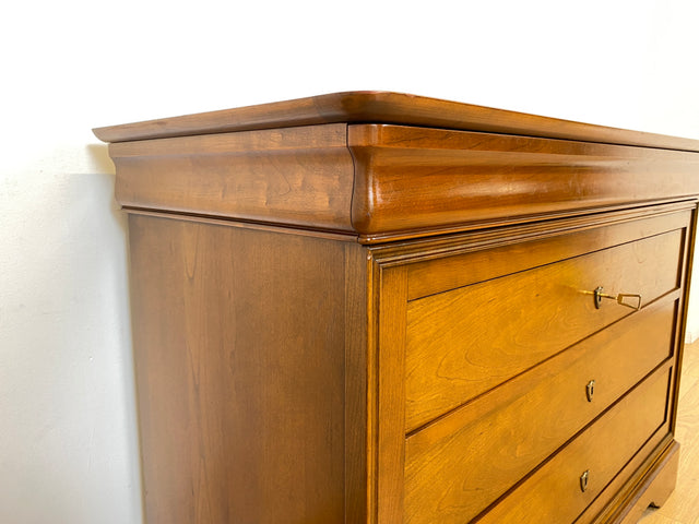 WMK # Hochwertige und sehr gut erhaltene große französische Stilmöbel Kommode von Grange in antikem Stil mit Schubladen und Messingbeschlägen # Schrank Schubladenkommode Anrichte Wickelkommode Vintage