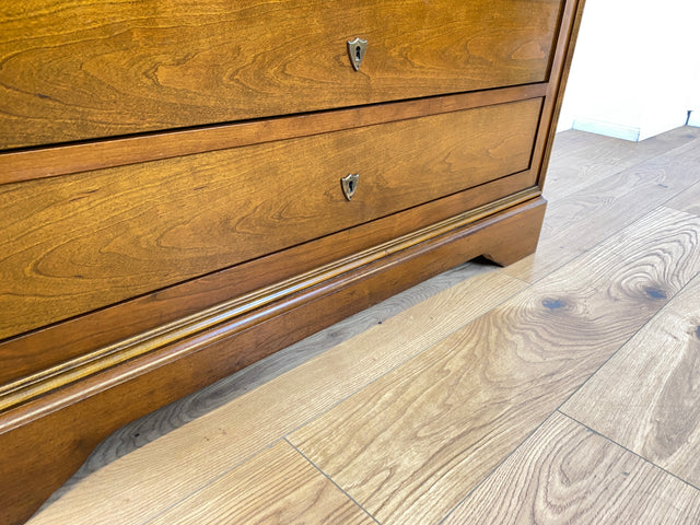WMK # Hochwertige und sehr gut erhaltene große französische Stilmöbel Kommode von Grange in antikem Stil mit Schubladen und Messingbeschlägen # Schrank Schubladenkommode Anrichte Wickelkommode Vintage