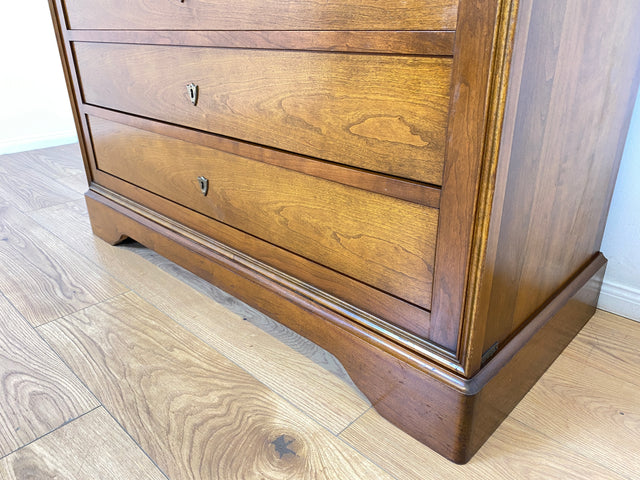 WMK # Hochwertige und sehr gut erhaltene große französische Stilmöbel Kommode von Grange in antikem Stil mit Schubladen und Messingbeschlägen # Schrank Schubladenkommode Anrichte Wickelkommode Vintage