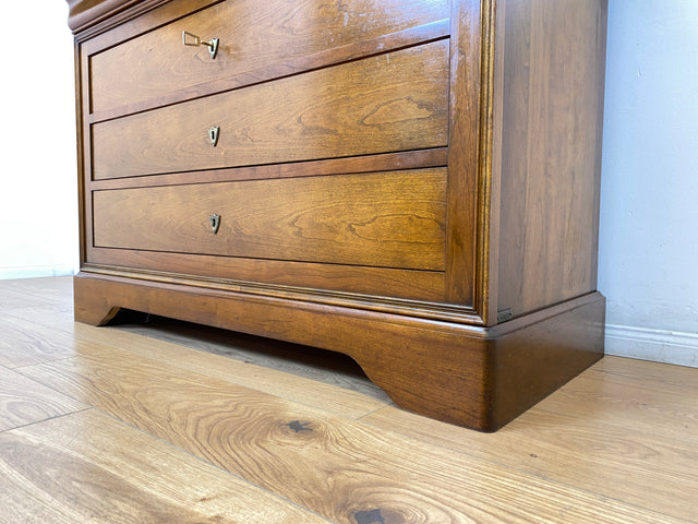 WMK # Hochwertige und sehr gut erhaltene große französische Stilmöbel Kommode von Grange in antikem Stil mit Schubladen und Messingbeschlägen # Schrank Schubladenkommode Anrichte Wickelkommode Vintage