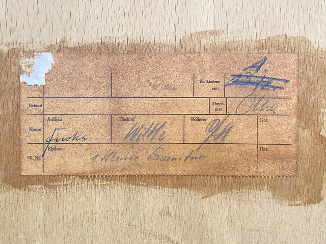 WMK I Endlich Platz! Raumaufhellender großer weißer Mid-Century Kleiderschrank mit Spiegeltüren und Innenspiegel I Schrank Schlafzimmerschrank Wäscheschrank Spiegelschrank Wardrobe Vintage 60er 70er