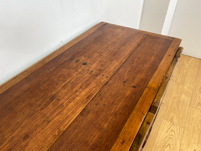 Boatwood by WMK I Einzigartiges großes Sideboard mit Schubladen I handmade Unikat aus altem Bootsholz I Teakholz massiv I Kommode Schrank Anrichte Wäschekommode Schubladenkommode Berlin Dresden Dessau