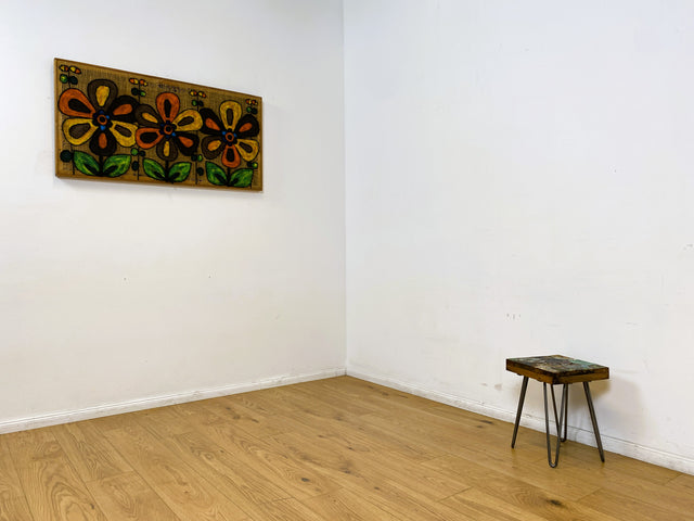 Boatwood by WMK I Einzigartiger handgefertigter Beistelltisch aus altem Bootsholz auf Hairpin Füßen I Couchtisch Ablage Blumentisch Blumenhocker Blumenbank Nachtisch Treibholz I Berlin Leipzig Hamburg