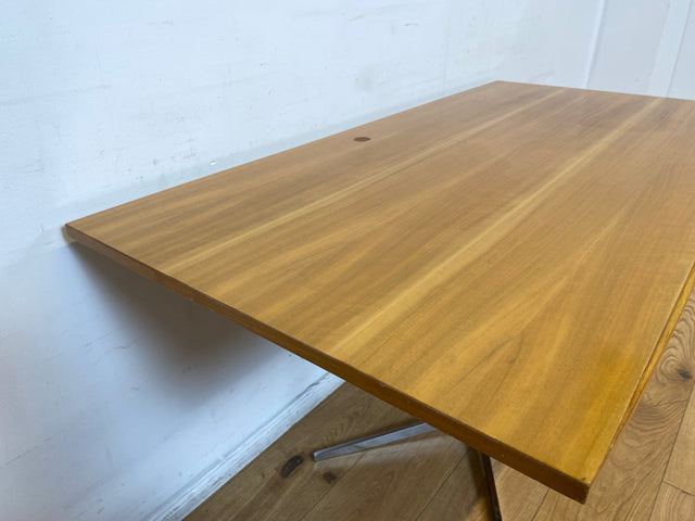 WMK I Stilvoller höhenverstellbarer 70er Jahre Designer Tisch von Wilhelm Renz I Esstisch Couchtisch Küchentisch Mittelfußtisch Schreibtisch Beistelltisch Coffee Table Vintage Berlin Leipzig Hamburg
