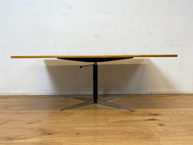 WMK I Stilvoller höhenverstellbarer 70er Jahre Designer Tisch von Wilhelm Renz I Esstisch Couchtisch Küchentisch Mittelfußtisch Schreibtisch Beistelltisch Coffee Table Vintage Berlin Leipzig Hamburg