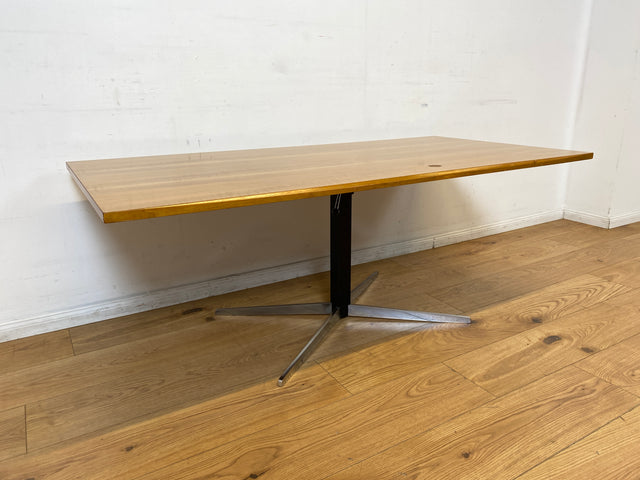 WMK I Stilvoller höhenverstellbarer 70er Jahre Designer Tisch von Wilhelm Renz I Esstisch Couchtisch Küchentisch Mittelfußtisch Schreibtisch Beistelltisch Coffee Table Vintage Berlin Leipzig Hamburg