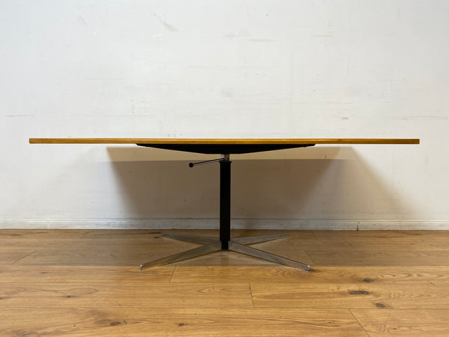 WMK I Stilvoller höhenverstellbarer 70er Jahre Designer Tisch von Wilhelm Renz I Esstisch Couchtisch Küchentisch Mittelfußtisch Schreibtisch Beistelltisch Coffee Table Vintage Berlin Leipzig Hamburg