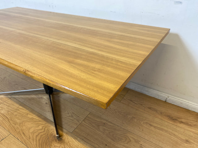 WMK I Stilvoller höhenverstellbarer 70er Jahre Designer Tisch von Wilhelm Renz I Esstisch Couchtisch Küchentisch Mittelfußtisch Schreibtisch Beistelltisch Coffee Table Vintage Berlin Leipzig Hamburg