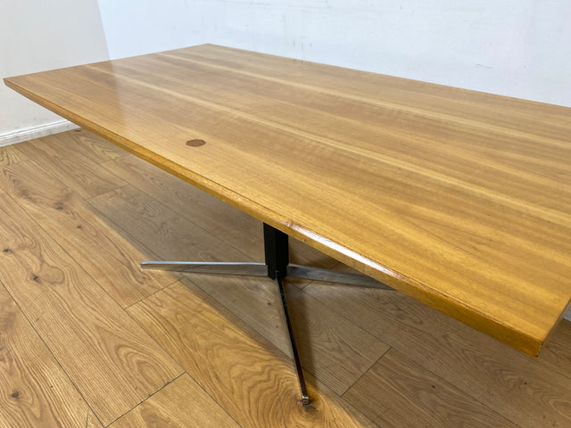 WMK I Stilvoller höhenverstellbarer 70er Jahre Designer Tisch von Wilhelm Renz I Esstisch Couchtisch Küchentisch Mittelfußtisch Schreibtisch Beistelltisch Coffee Table Vintage Berlin Leipzig Hamburg