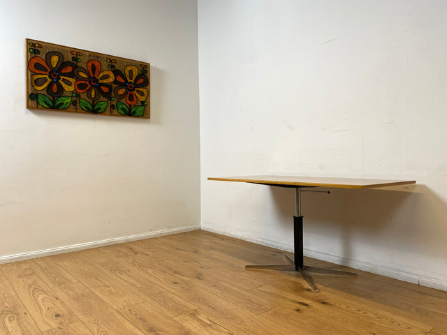 WMK I Stilvoller höhenverstellbarer 70er Jahre Designer Tisch von Wilhelm Renz I Esstisch Couchtisch Küchentisch Mittelfußtisch Schreibtisch Beistelltisch Coffee Table Vintage Berlin Leipzig Hamburg