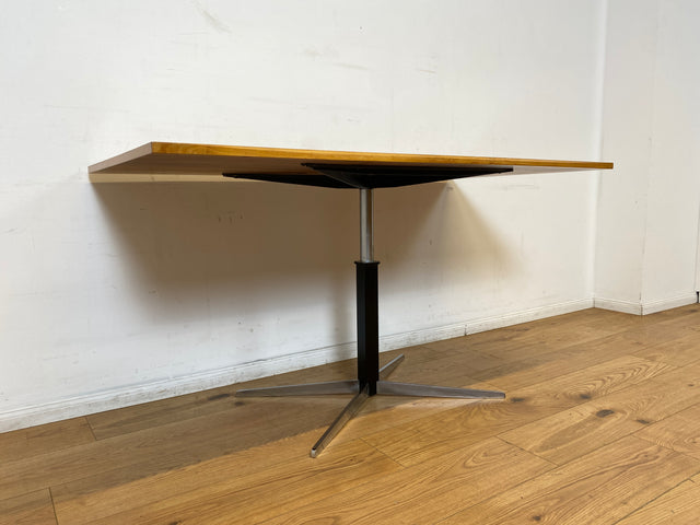 WMK I Stilvoller höhenverstellbarer 70er Jahre Designer Tisch von Wilhelm Renz I Esstisch Couchtisch Küchentisch Mittelfußtisch Schreibtisch Beistelltisch Coffee Table Vintage Berlin Leipzig Hamburg