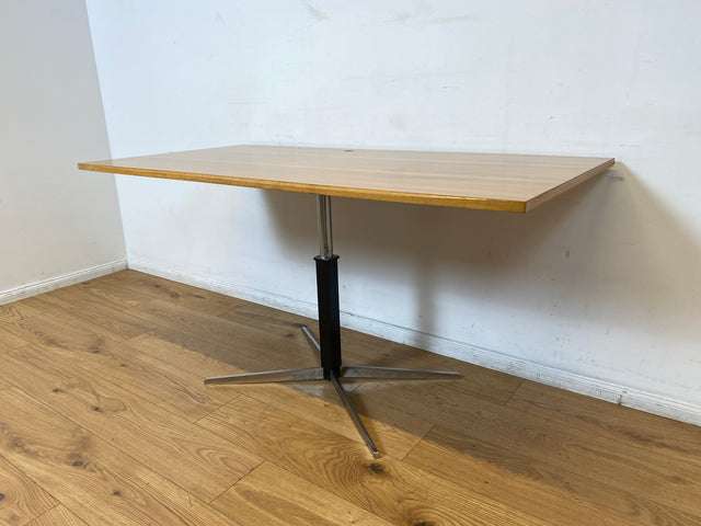 WMK I Stilvoller höhenverstellbarer 70er Jahre Designer Tisch von Wilhelm Renz I Esstisch Couchtisch Küchentisch Mittelfußtisch Schreibtisch Beistelltisch Coffee Table Vintage Berlin Leipzig Hamburg