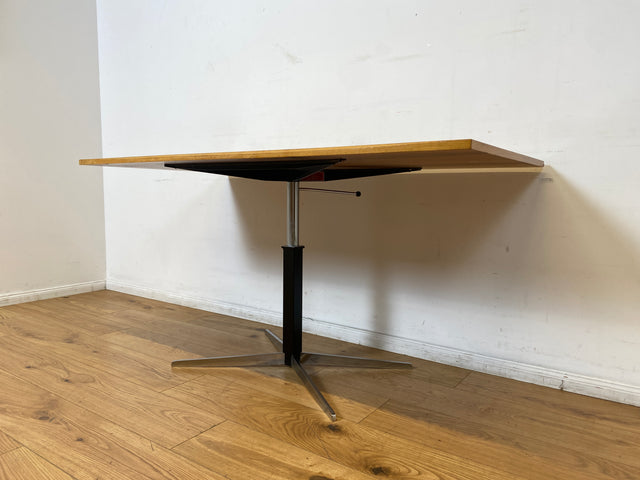 WMK I Stilvoller höhenverstellbarer 70er Jahre Designer Tisch von Wilhelm Renz I Esstisch Couchtisch Küchentisch Mittelfußtisch Schreibtisch Beistelltisch Coffee Table Vintage Berlin Leipzig Hamburg