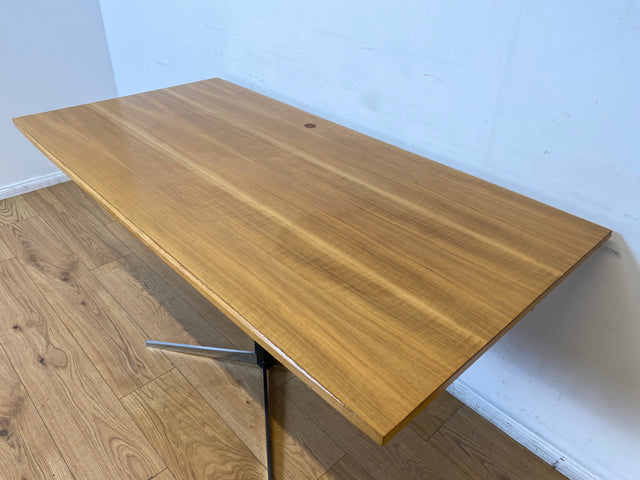 WMK I Stilvoller höhenverstellbarer 70er Jahre Designer Tisch von Wilhelm Renz I Esstisch Couchtisch Küchentisch Mittelfußtisch Schreibtisch Beistelltisch Coffee Table Vintage Berlin Leipzig Hamburg