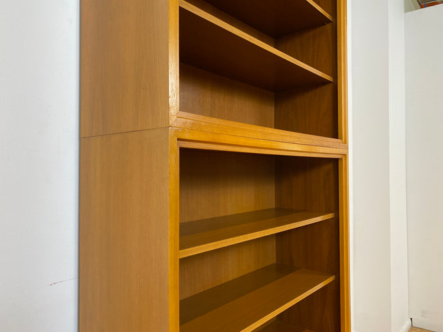 WMK # Schöner & gut erhaltener hoher modularer Mid-Century Bücherschrank aus 1958 von WK Möbel mit Schubladen # Regal Bücherregal Schrank Sideboard Kommode Büchervitrine Wohnzimmerschrank Vintage 50er