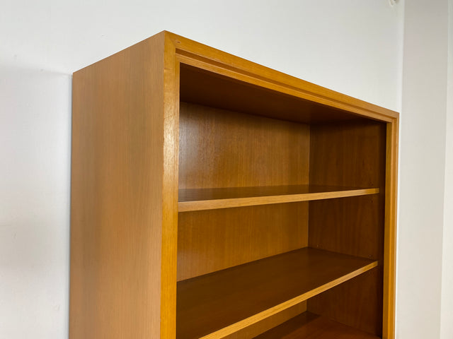 WMK # Schöner & gut erhaltener hoher modularer Mid-Century Bücherschrank aus 1958 von WK Möbel mit Schubladen # Regal Bücherregal Schrank Sideboard Kommode Büchervitrine Wohnzimmerschrank Vintage 50er