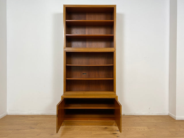 WMK # Schöner & gut erhaltener hoher modularer Mid-Century Bücherschrank aus 1958 von WK Möbel mit verstellbaren Regalböden # Regal Bücherregal Schrank Sideboard Kommode Wohnzimmerschrank Vintage 50er