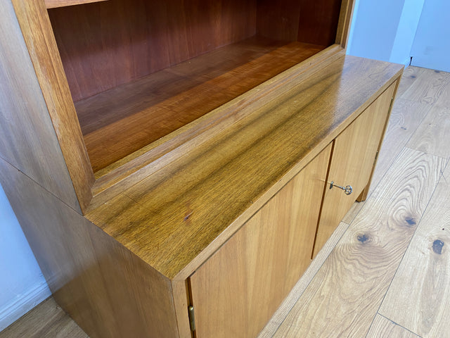 WMK # Schöner & gut erhaltener hoher modularer Mid-Century Bücherschrank aus 1958 von WK Möbel mit verstellbaren Regalböden # Regal Bücherregal Schrank Sideboard Kommode Wohnzimmerschrank Vintage 50er