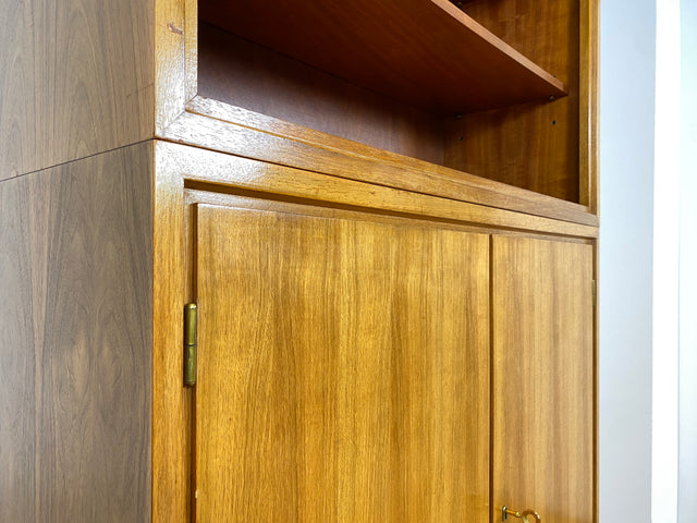 WMK # Schönes & gut erhaltenes hohes modulares Mid-Century Highboard aus 1958 von WK Möbel mit Schubladen & Regal # Bücherschrank Bücherregal Schrank Sideboard Kommode Wohnzimmerschrank Vintage 50er