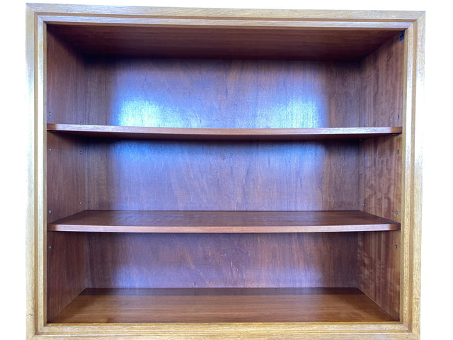 WMK # Schönes & gut erhaltenes hohes modulares Mid-Century Highboard aus 1958 von WK Möbel mit Schubladen & Regal # Bücherschrank Bücherregal Schrank Sideboard Kommode Wohnzimmerschrank Vintage 50er