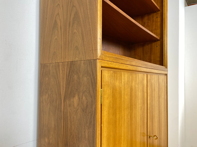 WMK # Schönes & gut erhaltenes hohes modulares Mid-Century Highboard aus 1958 von WK Möbel mit Schubladen & Regal # Bücherschrank Bücherregal Schrank Sideboard Kommode Wohnzimmerschrank Vintage 50er