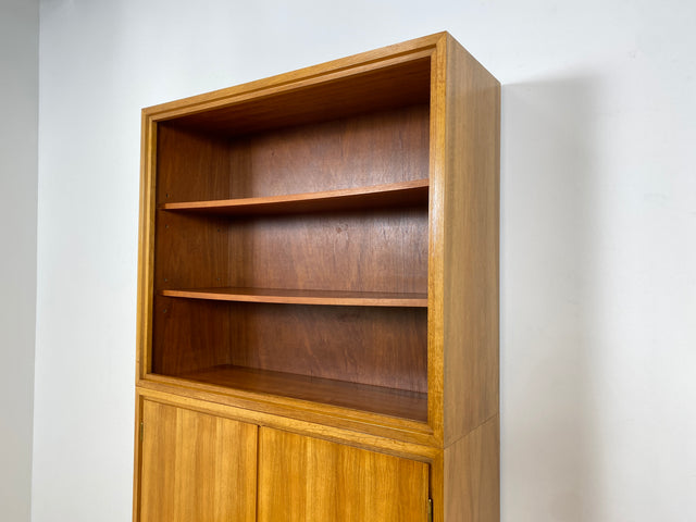WMK # Schönes & gut erhaltenes hohes modulares Mid-Century Highboard aus 1958 von WK Möbel mit Schubladen & Regal # Bücherschrank Bücherregal Schrank Sideboard Kommode Wohnzimmerschrank Vintage 50er