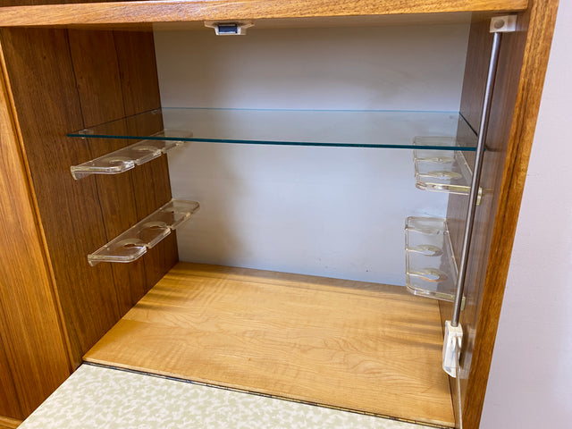 WMK I Kultiges modulares Designer Regalsystem 430 I Joachim Nebelung für VEB Hellerau mit Bar I Highboard Barschrank Bücherschrank Regalwand Stringregal Sideboard Mid-Century Vintage DDR 60er 70er