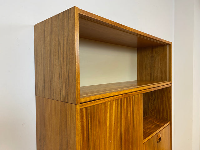 WMK I Kultiges modulares Designer Regalsystem 430 I Joachim Nebelung für VEB Hellerau mit Bar I Highboard Barschrank Bücherschrank Regalwand Stringregal Sideboard Mid-Century Vintage DDR 60er 70er