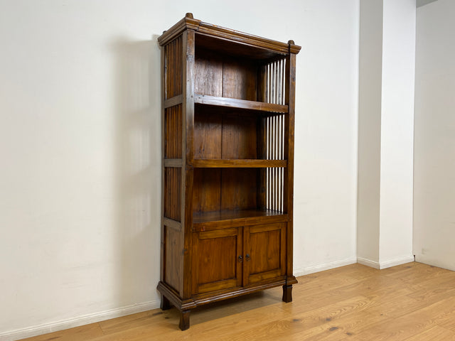 Boatwood by WMK I Einzigartiger nachhaltiger Bücherschrank I Handmade Unikat aus altem Bootsholz I Teakholz massiv I Regel Holzregal Bücherregal Highboard Küchenregal Geschirrschrank Berlin Bonn Kiel