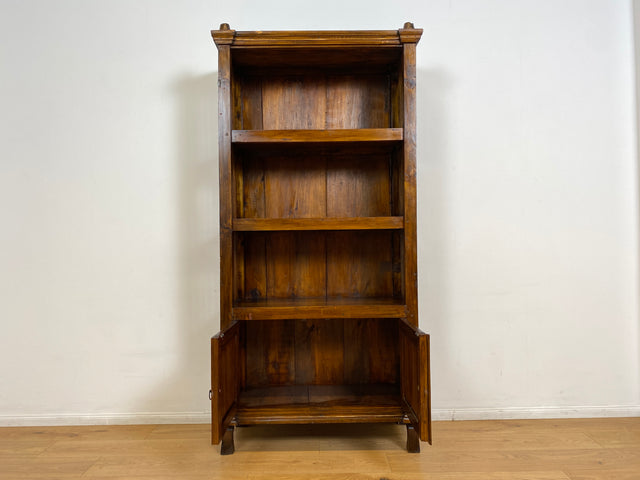 Boatwood by WMK I Einzigartiger nachhaltiger Bücherschrank I Handmade Unikat aus altem Bootsholz I Teakholz massiv I Regel Holzregal Bücherregal Highboard Küchenregal Geschirrschrank Berlin Bonn Kiel