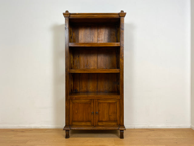 Boatwood by WMK I Einzigartiger nachhaltiger Bücherschrank I Handmade Unikat aus altem Bootsholz I Teakholz massiv I Regel Holzregal Bücherregal Highboard Küchenregal Geschirrschrank Berlin Bonn Kiel