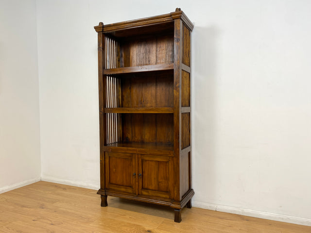 Boatwood by WMK I Einzigartiger nachhaltiger Bücherschrank I Handmade Unikat aus altem Bootsholz I Teakholz massiv I Regel Holzregal Bücherregal Highboard Küchenregal Geschirrschrank Berlin Bonn Kiel