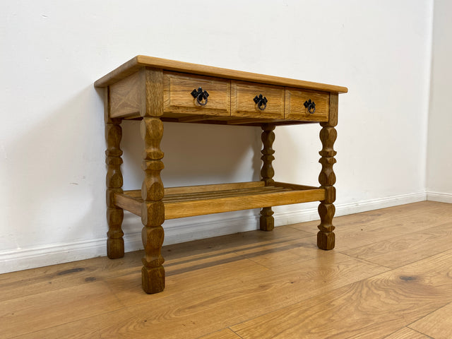 WMK # Schöne und sehr gut erhaltene nordische Vintage Anrichte aus vollem Holz mit Schubladen & Ablage # Tisch Küchentisch Holztisch Küchenschrank Küchenanrichte Kommode Konsole Flurkommode Weichholz