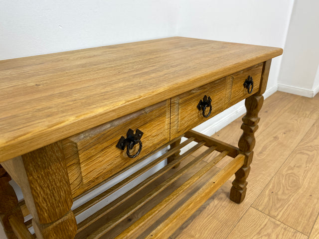 WMK # Schöne und sehr gut erhaltene nordische Vintage Anrichte aus vollem Holz mit Schubladen & Ablage # Tisch Küchentisch Holztisch Küchenschrank Küchenanrichte Kommode Konsole Flurkommode Weichholz