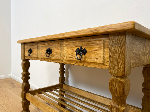 WMK # Schöne und sehr gut erhaltene nordische Vintage Anrichte aus vollem Holz mit Schubladen & Ablage # Tisch Küchentisch Holztisch Küchenschrank Küchenanrichte Kommode Konsole Flurkommode Weichholz
