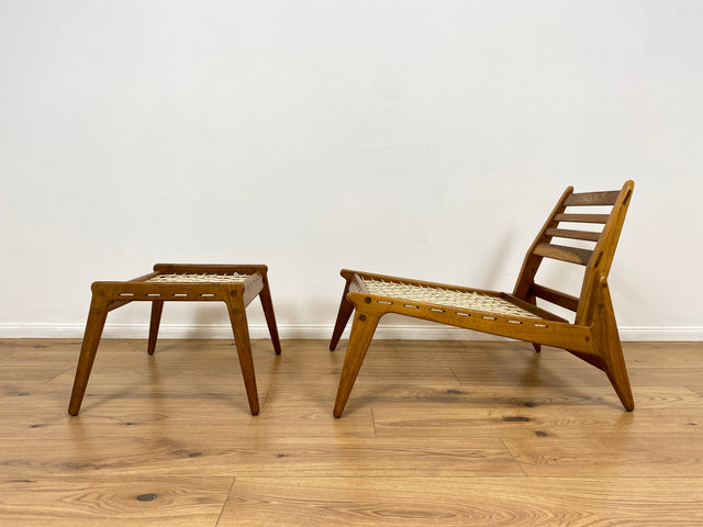 WMK # 1/2 Sehr rarer "Hunting Chair" , das Original aus PGH Erzgebirgisches Kunsthandwerk Annaberg Buchholz in sehr gutem Zustand