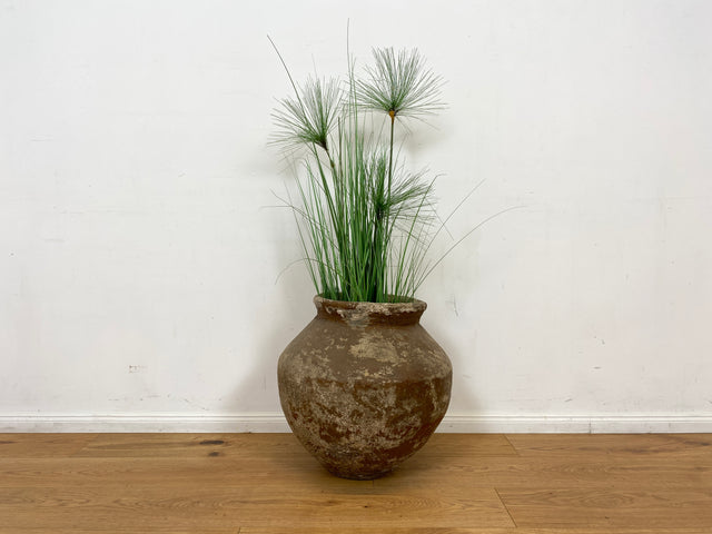 Boatwood by WMK # Sehr schöne antike Bodenvase / Wasserbehälter von der Insel Bali, ca. 100 Jahre alt, aus Terracotta mit Alterspatina # Vase Amphore Topf Gartenurne Dekoration Terrakotta-Vase Blumentopf Vintage