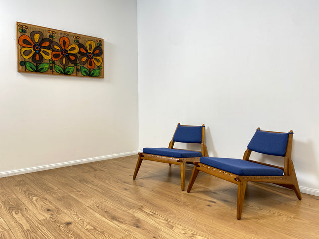 WMK # 1/2 Sehr rarer "Hunting Chair" , das Original aus PGH Erzgebirgisches Kunsthandwerk Annaberg Buchholz in sehr gutem Zustand