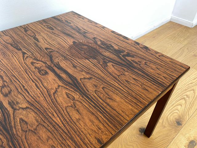 WMK # Stilvoller und gut erhaltener skandinavischer 70er Jahre Designer Couchtisch von Hansen & Nissen in Palisander # Wohnzimmertisch Beistelltisch Coffee Table Vintage Danish Design Rosewood
