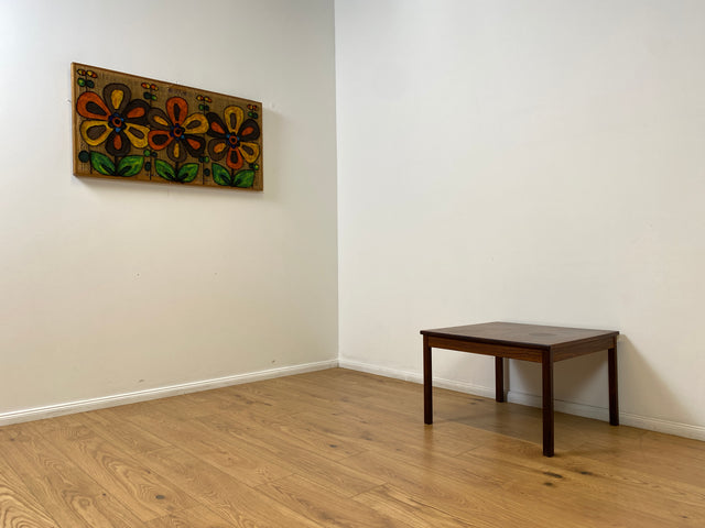 WMK # Stilvoller und gut erhaltener skandinavischer 70er Jahre Designer Couchtisch von Hansen & Nissen in Palisander # Wohnzimmertisch Beistelltisch Coffee Table Vintage Danish Design Rosewood