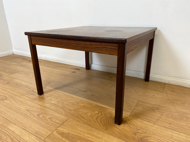 WMK # Stilvoller und gut erhaltener skandinavischer 70er Jahre Designer Couchtisch von Hansen & Nissen in Palisander # Wohnzimmertisch Beistelltisch Coffee Table Vintage Danish Design Rosewood