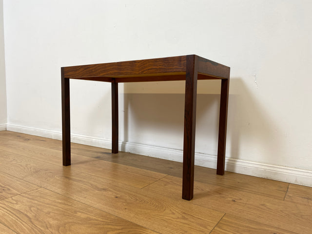 WMK # Hochwertiger & gut erhaltener skandinavischer Couchtisch aus Palisander mit robusten Fliesen # Wohnzimmertisch Beistelltisch Coffee Table Fliesentisch Mid-Century Danish Design Rosewood Vintage