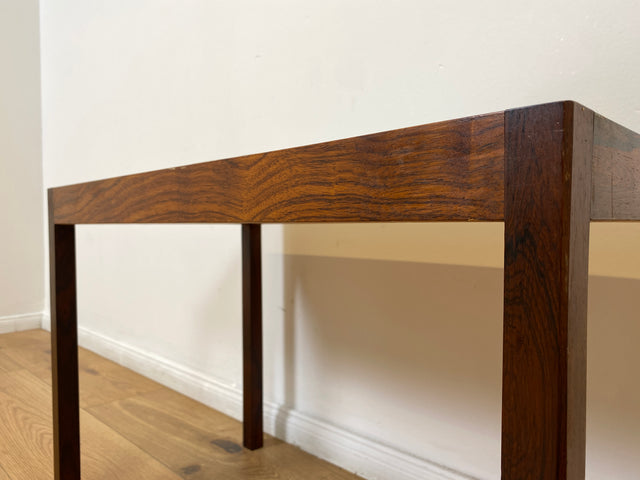 WMK # Hochwertiger & gut erhaltener skandinavischer Couchtisch aus Palisander mit robusten Fliesen # Wohnzimmertisch Beistelltisch Coffee Table Fliesentisch Mid-Century Danish Design Rosewood Vintage