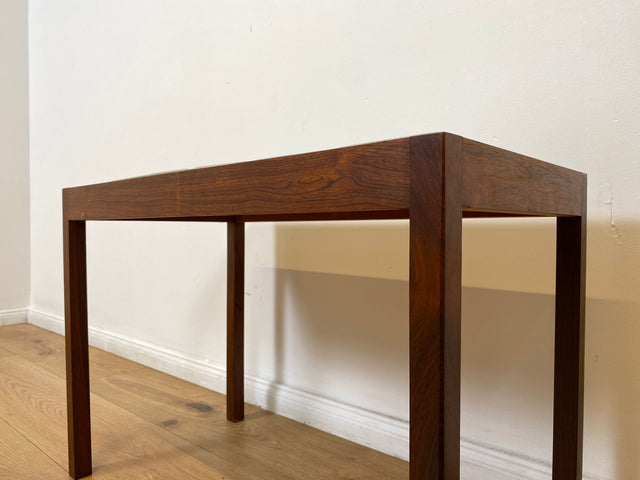 WMK # Hochwertiger & gut erhaltener skandinavischer Couchtisch aus Palisander mit robusten Fliesen # Wohnzimmertisch Beistelltisch Fliesentisch Coffee Table Mid-Century Danish Design Rosewood Vintage