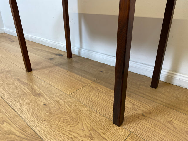 WMK # Hochwertiger & gut erhaltener skandinavischer Couchtisch aus Palisander mit robusten Fliesen # Wohnzimmertisch Beistelltisch Fliesentisch Coffee Table Mid-Century Danish Design Rosewood Vintage