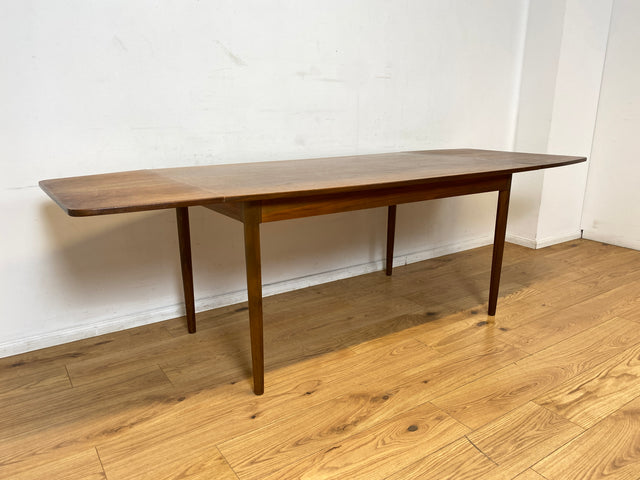 WMK I Eleganter skandinavischer Drop Leaf Esszimmertisch in Nussbaum mit hochklappbaren Erweiterungen I Esstisch Holztisch Tisch Küchentisch Dining Table Vintage 50er 60er Berlin Heidelberg München